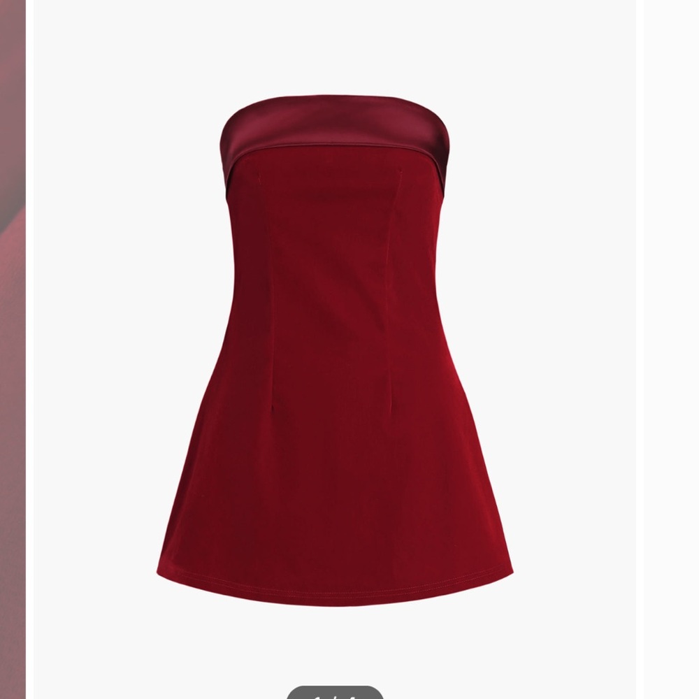 Velvet short dress